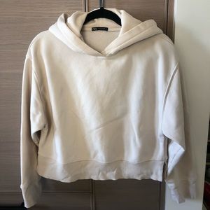 Zara Bone Colored Sweatshirt